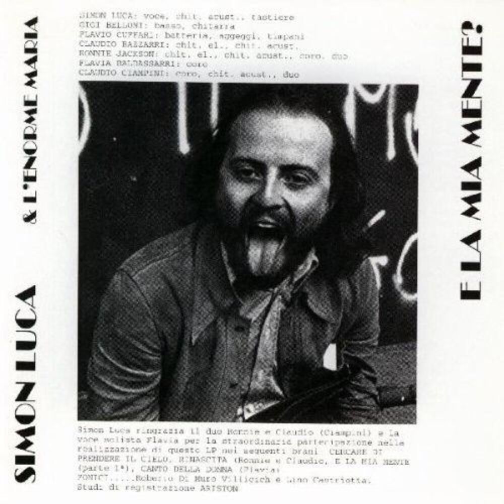 Simonluca - E la Mia Mente  CD